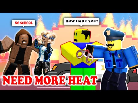 ROBLOX NEED MORE HEAT but Im dad: Tips SKIP SCHOOL - Funny Moments (NEW ENDINGS) | ROBLOX Brookhaven