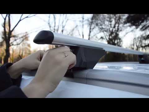 Menabo TIGER Juodas stogo skersniai VOLKSWAGEN Passat (B7) Alltrack 2012-2014 video