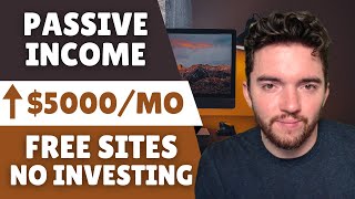 10 Websites to Make Money Online Passively Without Investing | ⬆️$5,000/Mo