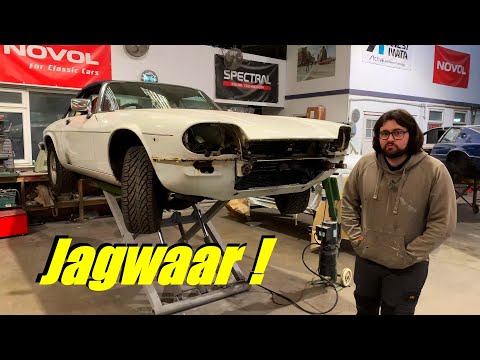 IS THIS A RUSTY XJS?! Jaguars Classic V12 Touring Convertible Gets A Bare Metal Repaint