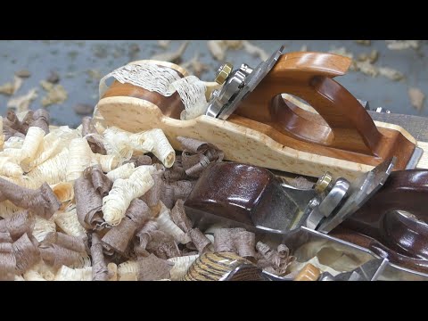 Sharpen plane blade and test cut