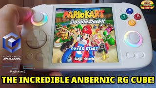 Anbernic RG Cube Retro Gaming Handheld First Look - Plays PS2 & Gamecube!