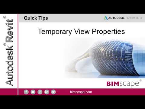 Autodesk Revit: Temporary View Properties