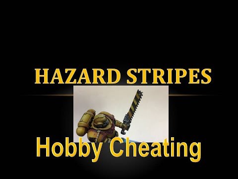 Hobby Cheating 164 - How to Paint Hazard Stripes