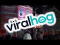 Holiday Balloon Ceremony Causes Power Outage || ViralHog