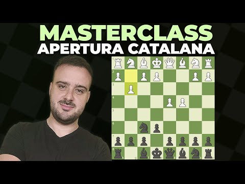 MASTERCLASS de AJEDREZ POSICIONAL  ¿Cómo JUGAR contra la CATALANA?