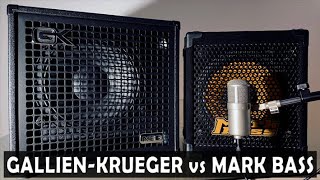 Video thumbnail for Gallien Krueger Fusion 112 Combo VS Mark Bass Mini CMD 121P by Obrad Lacarac