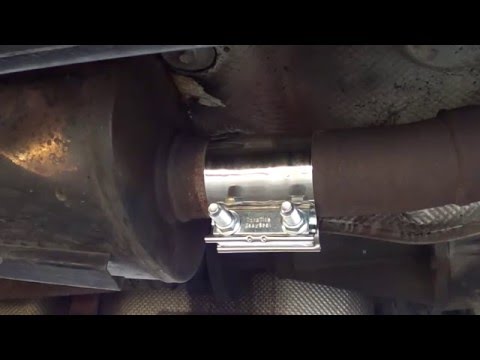 Automotive Exhaust Clamps, Flanges and Connectors - Exhaust Pipe Clamp
