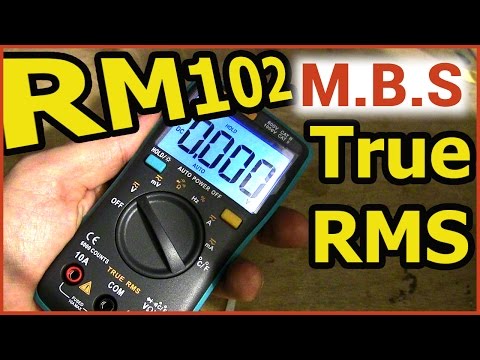 RM102 DIGITAL MULTIMETER TRUE RMS Мультиметр тестер c Алиэкспресс