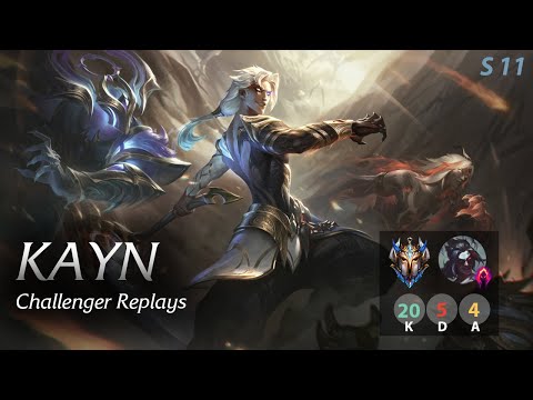 Kayn Jungle vs Lee sin - EUW Challenger Replays Patch 11.20
