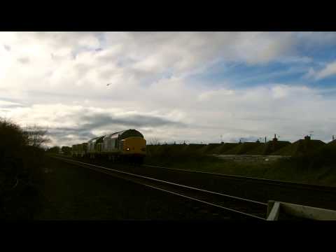 Prestatyn 19.2.2014 - DRS Class 37 37610 (Ted Cassidy) & 37609