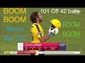Shahid Afridi Scored 100 in 42 balls in CPL T20 2017 HD