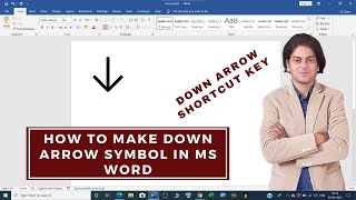 how to make down arrow symbol in ms word | how to make down arrow on keyboard