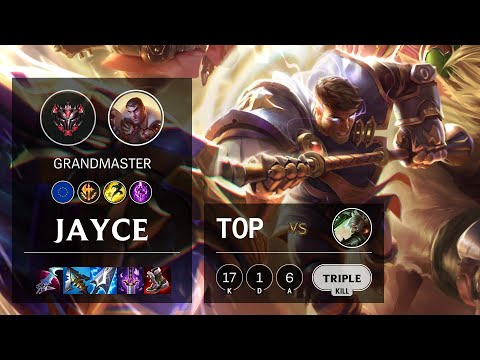 Jayce Top vs Riven - EUW Grandmaster Patch 11.11