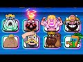 All 105 Exclusive Emotes Clash Royale | All 105 Legendary Emotes