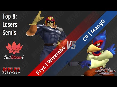 Full Bloom 4 - Frys | Wizzrobe (Captain Falcon) vs. C9 | Mang0 (Falco) - SSBM - Top 8 - Losers Semis