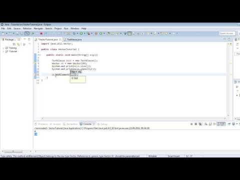 Java Tutorial -33- für Anfänger "Vectoren" [HD] Deutsch
