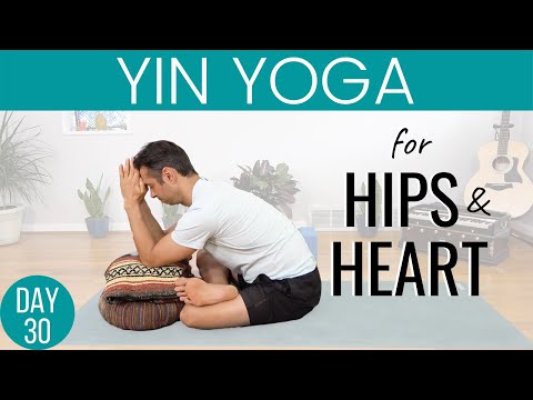 Yin Yoga for Hips & Heart | 30 Day Yoga Challenge - Day 30 | David O Yoga