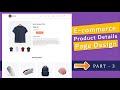 Ecommerce Website HTML CSS | Make Ecommerce Product Details Website Using HTML CSS JavaScript