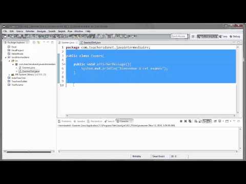 JAVA Intermédiaire 1 Introduction