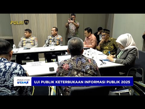 POLRI DUKUNG UJI PUBLIK MONITORING &amp; EVALUASI KETERBUKAAN INFORMASI PUBLIK 2025