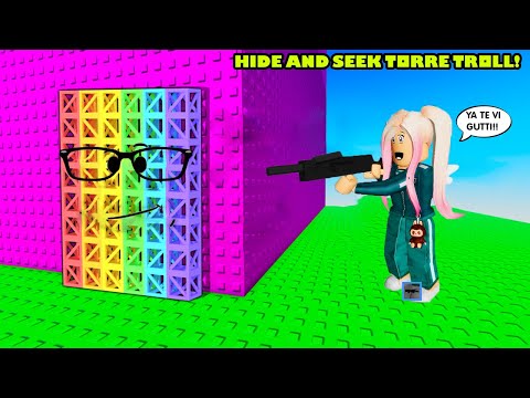 I Transform Into Traps and Walls to Troll Samanta! Hide and Seek Troll Tower! 🤪😮😮