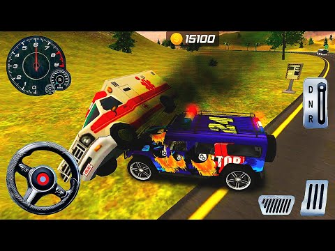 Mad Police Hummer Driving Around The City - Police Car Chase #65 - Best Gameplay (Android iOS)
