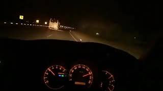 Late Night Car Driving Status Top Speed