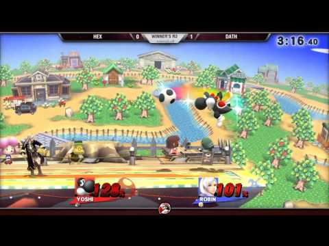 VS Weekly 1/21/16 - Winners R3 - Hex (Yoshi) vs. Dath (Robin) - Smash 4