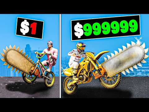$1 to $1,000,000 Chainsaw Bike in GTA 5