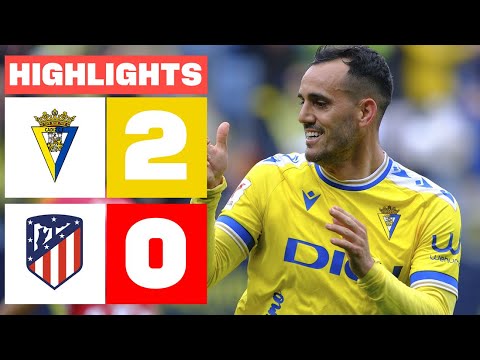 CÁDIZ CF 2 - 0 ATLÉTICO DE MADRID | HIGHLIGHTS LALIGA EA SPORTS