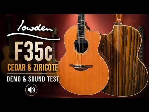 Lowden F-35c Cedar Ziricote image 9
