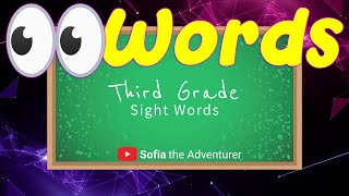 Sight Words for Third Grade | Learn to Read English Fluently | Dolch Word List Practice | 100+ Words