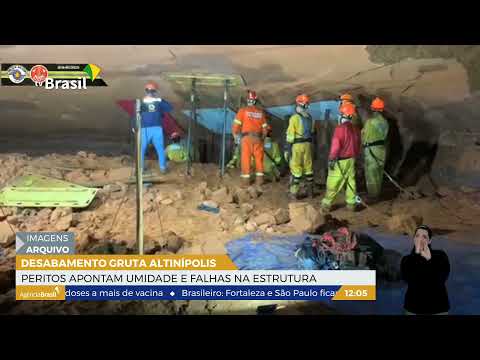 SP | Divulgado laudo sobre o desabamento da gruta em Altinópolis