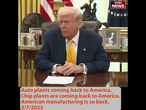 Trump: 'Globalists Won't Love This' -- 90,000 Lost Factories Coming Back; Hassett: 'Glimpse of the Golden Age'