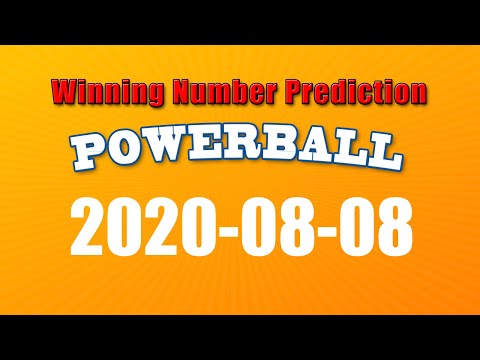 Winning numbers prediction for 2020-08-08|U.S. Powerball