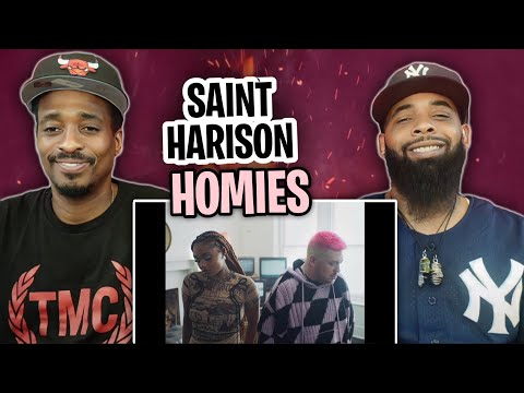 AMERICAN RAPPER REACTS TO -Saint Harison - homies (feat. Tiana Major9) (Official Music Video)