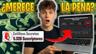 ¿Cuánto DINERO realmente GANA un CANAL NUEVO monetizado? (5k subs) | AUTOMATIZACION DE YOUTUBE