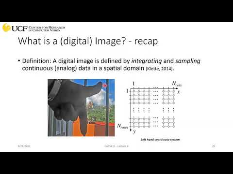 CAP5415 Lecture 8 [Introduction to Convolution Neural Networks - Part I] - Fall2021
