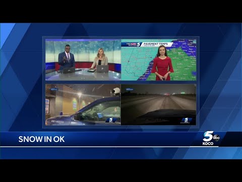Snow in Oklahoma; looking ahead to Thursday's weather