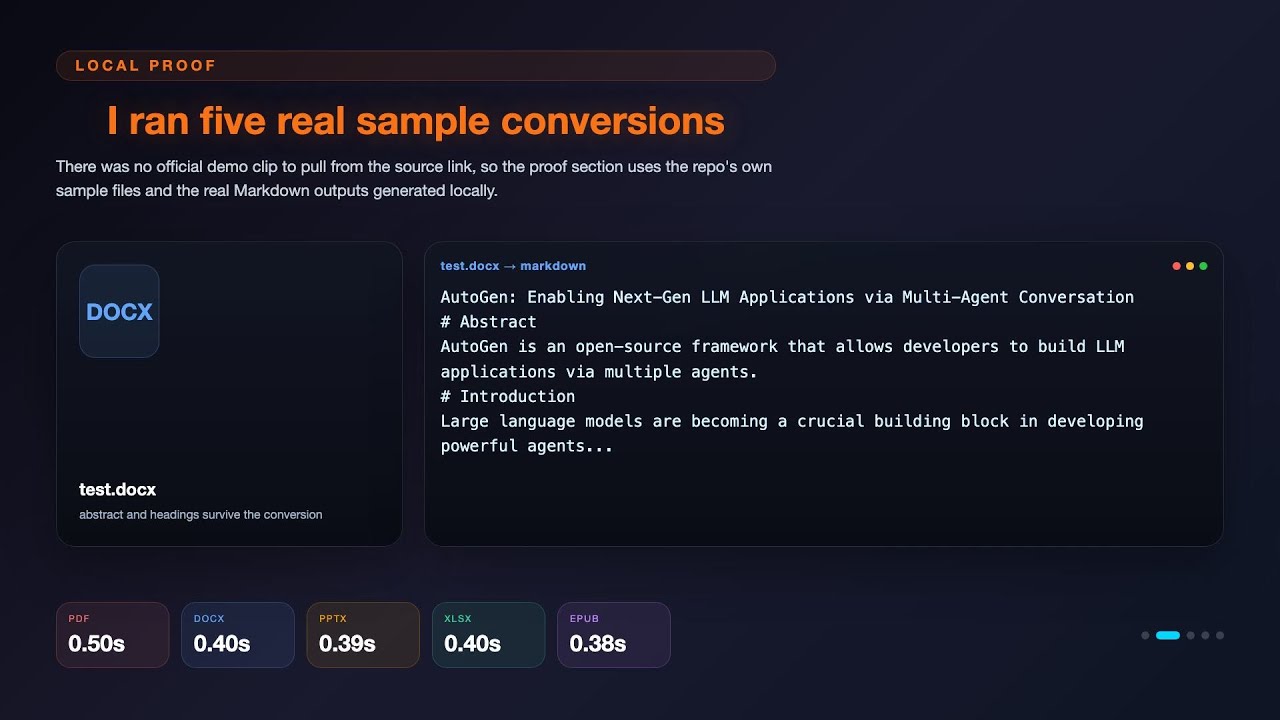 MarkItDown Review, Microsoft's File to Markdown Tool Tested