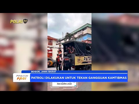 POLRESTA BOGOR KOTA GELAR PATROLI GABUNGAN SATGAS PREMANISME UNTUK CIPTAKAN KONDUSIFITAS