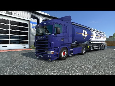 [ETS2 1.36 Beta] Euro Truck Simulator 2 - NaturaLux Graphic - Scania 4 series - Cistern trailer