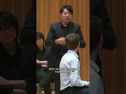 What is the best piano tip you’ve ever received? 🎼 ​⁠@LangLangFoundation #PianoLesson #Throwback