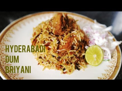 Hyderabad Chicken Dum Briyani / Step by Step Process Cooking Video