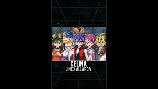 Yugioh Duel Links - Celina LINE x ALL ARC V Characters