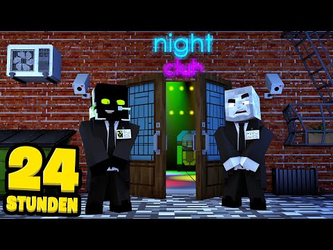 24 STUNDEN als TÜRSTEHER ARBEITEN?! - Minecraft [Deutsch/HD]