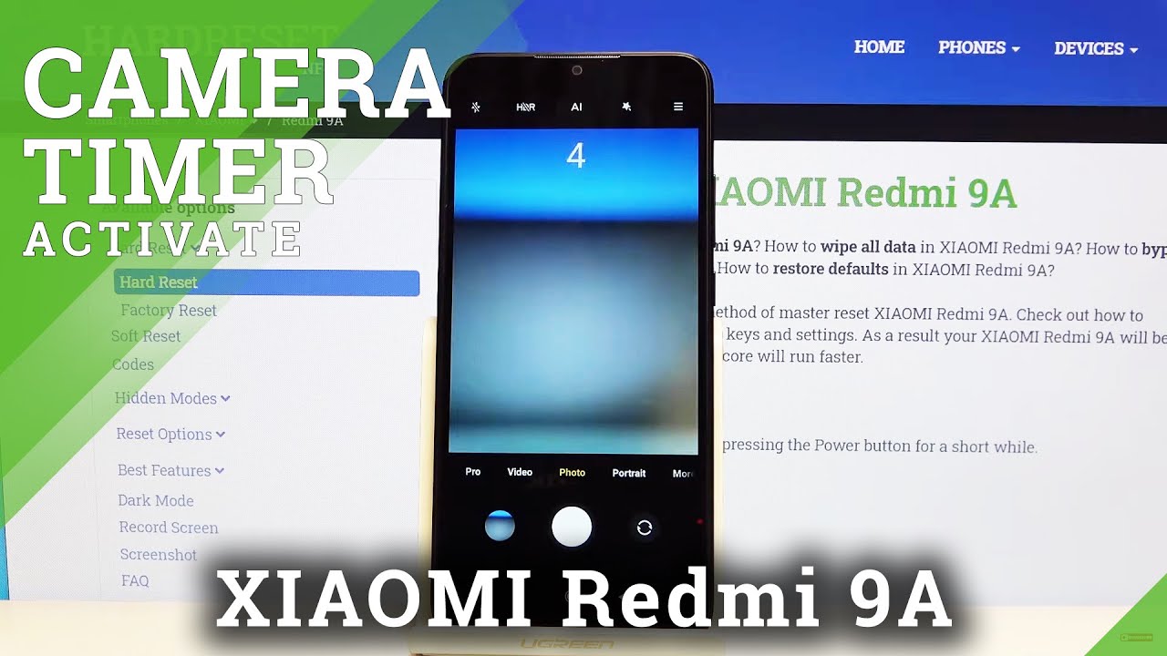 How to Set Up Camera Timer in Xiaomi Redmi 9A – Camera Settings