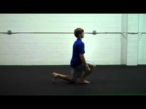 LaxFactory.com: Inline Split Squat (Side View)