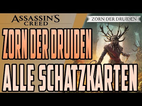 Assassins Creed Valhalla - Alle Schatzhortkarten - Zorn der Druiden DLC #1